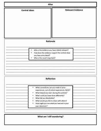 III. Developing Central Ideas Based on Evidence – Exploring Physical ...