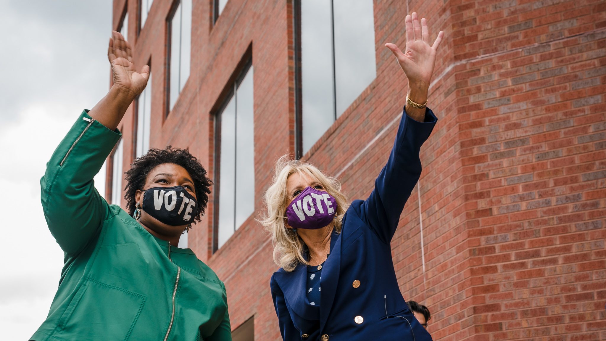 Stacey Abrams and Jill Biden (link to file)