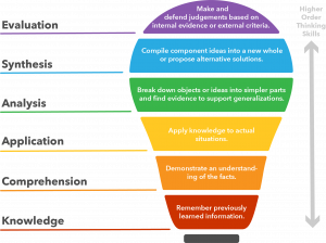 Bloom's Levels of Thinking