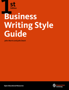 Business Writing Style Guide book cover