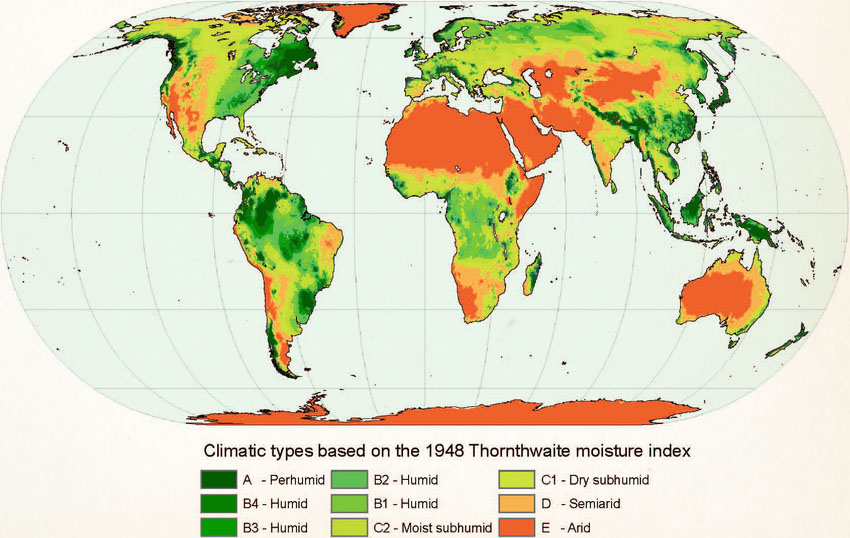 Climate Types Chart