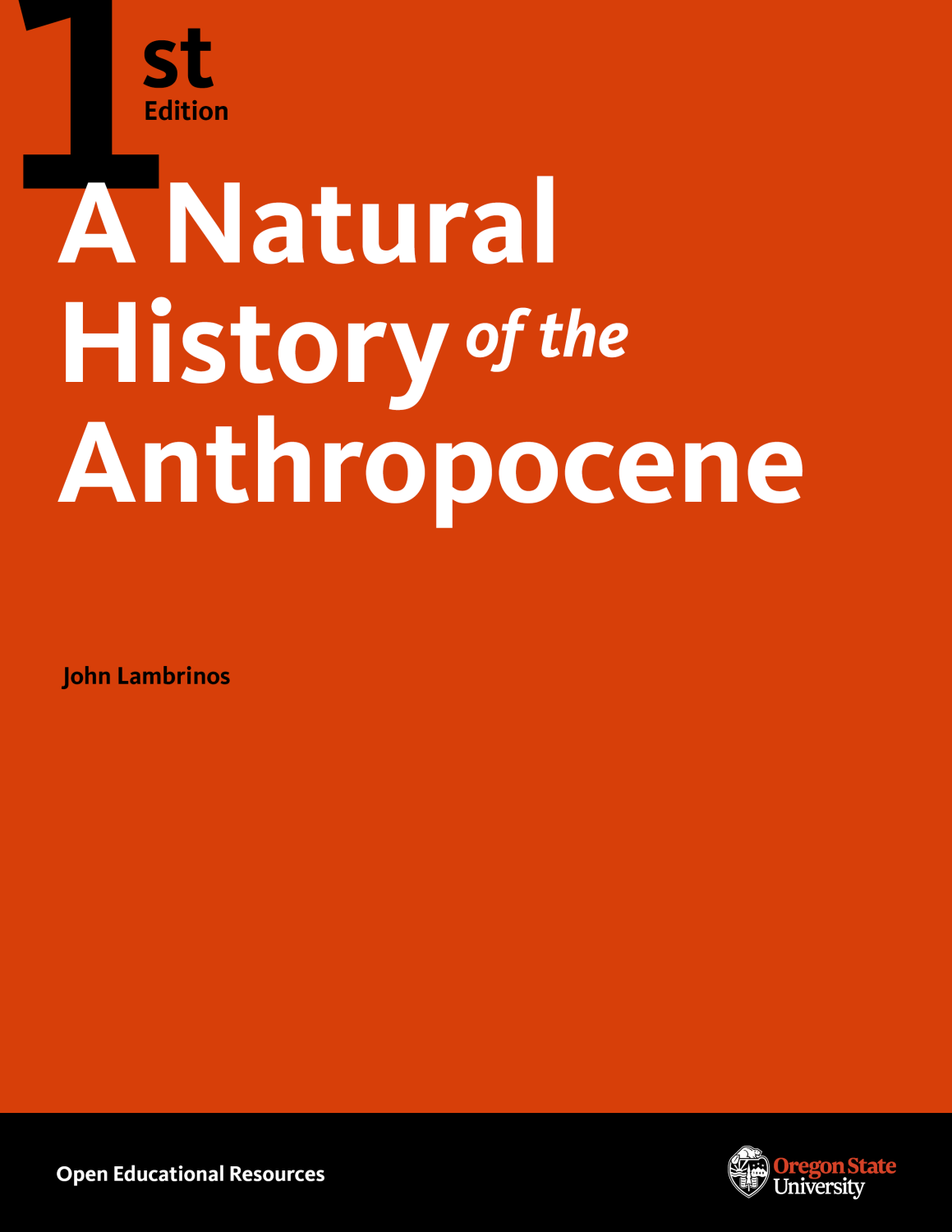 Cover image for A Natural History of the Anthropocene