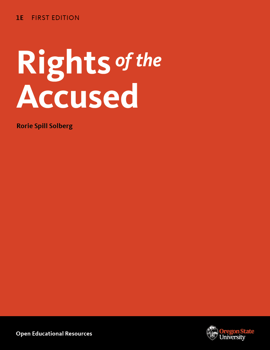 Cover image for Rights of the Accused