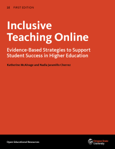 Inclusive Teaching Online book cover
