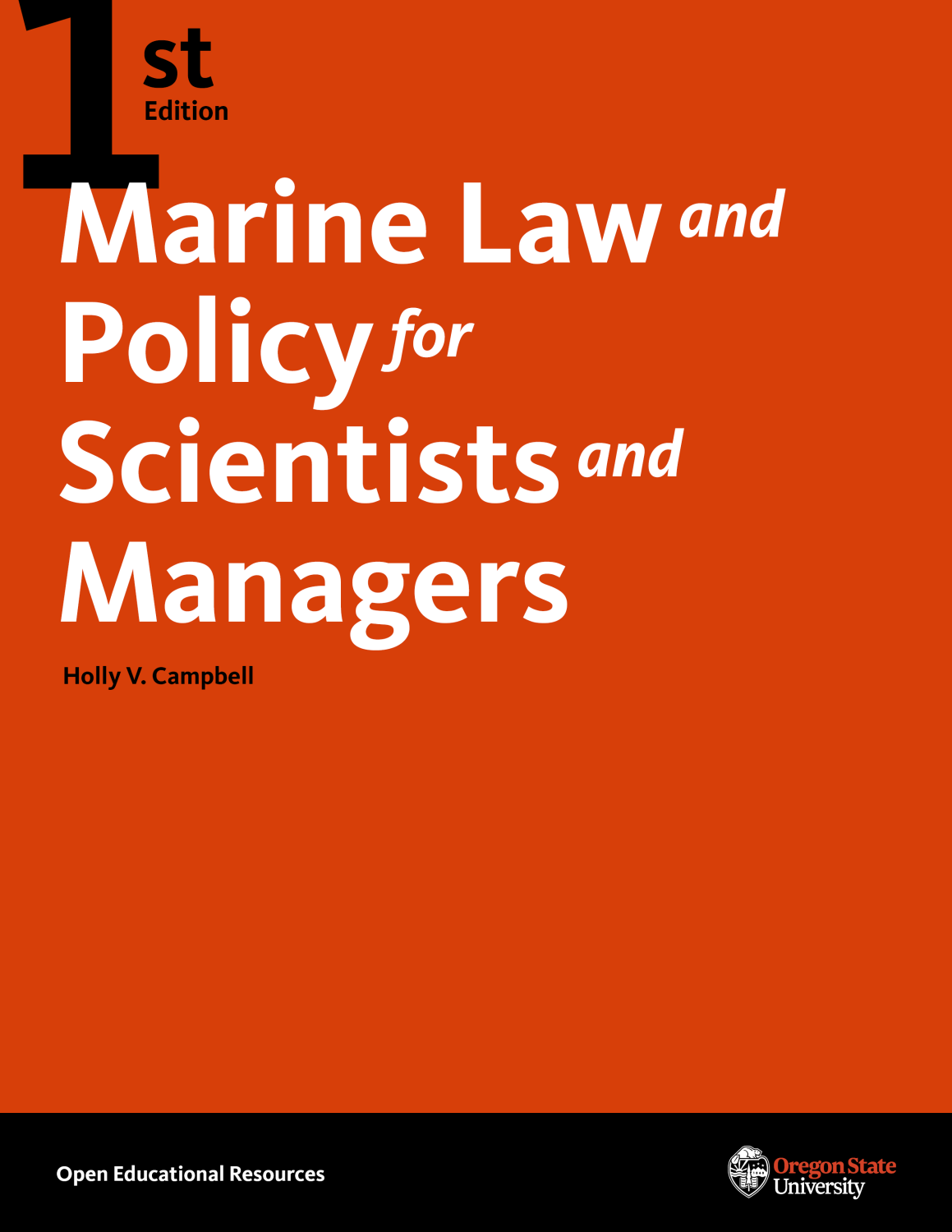Cover image for Marine Law and Policy for Scientists and Managers