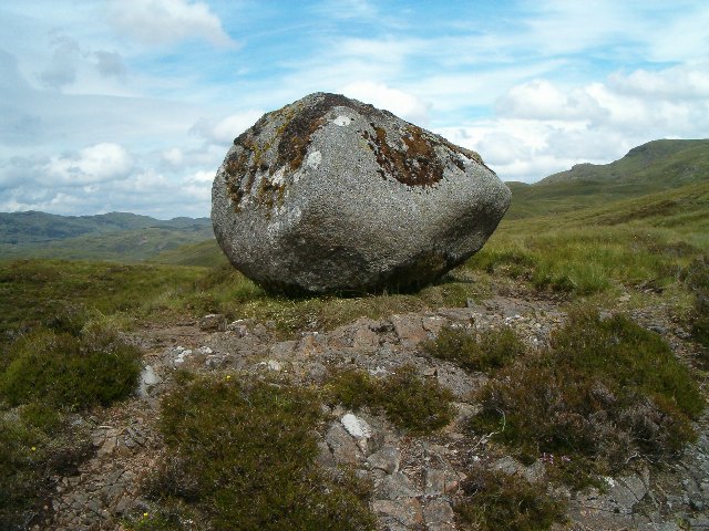 photograph of an erratic boulder