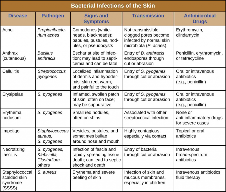 16.2 Bacterial Infections of the Skin and Eyes – Allied Health Microbiology