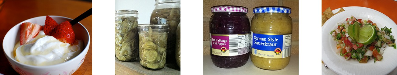 Lactic acid bacteria that ferment milk into yogurt or transform vegetables in pickles thrive at a pH close to 4.0. Sauerkraut and dishes such as pico de gallo owe their tangy flavor to their acidity. Acidic foods have been a mainstay of the human diet for centuries, partly because most microbes that cause food spoilage grow best at a near neutral pH and do not tolerate acidity well.